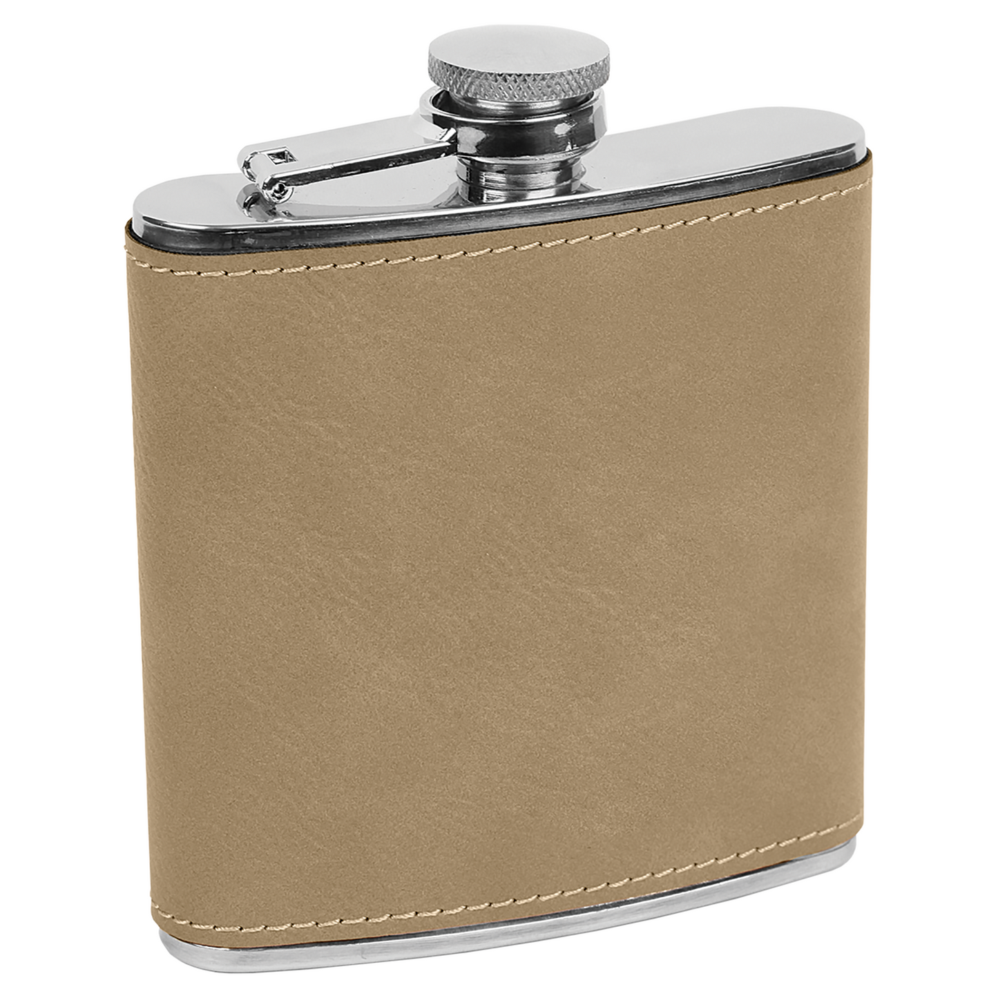 Best Dad By Par 6 oz Faux Leather Flask