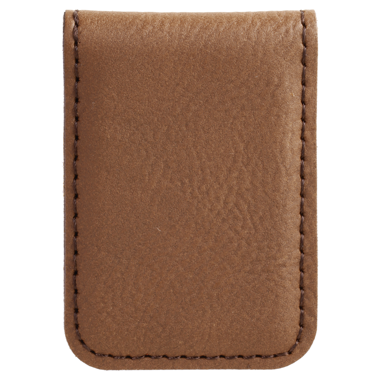 Deer with USA Flag Faux Leather Money Clip