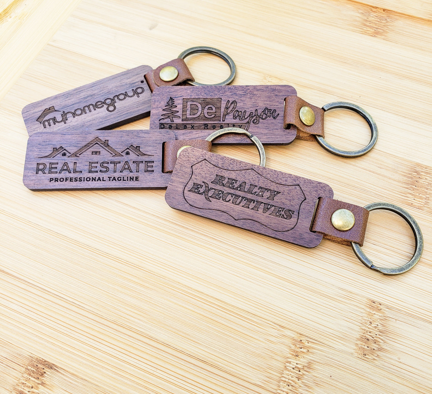 Customized Wooden Keychain