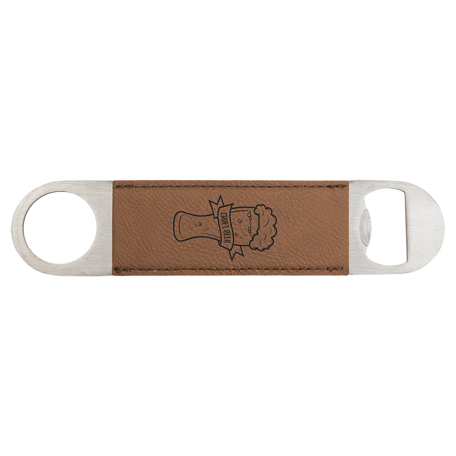 Personalized Leatherette Bottle Opener