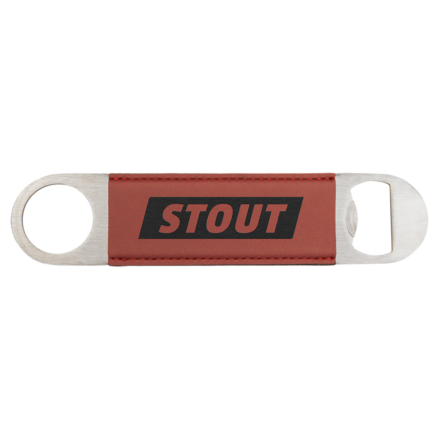 Personalized Leatherette Bottle Opener