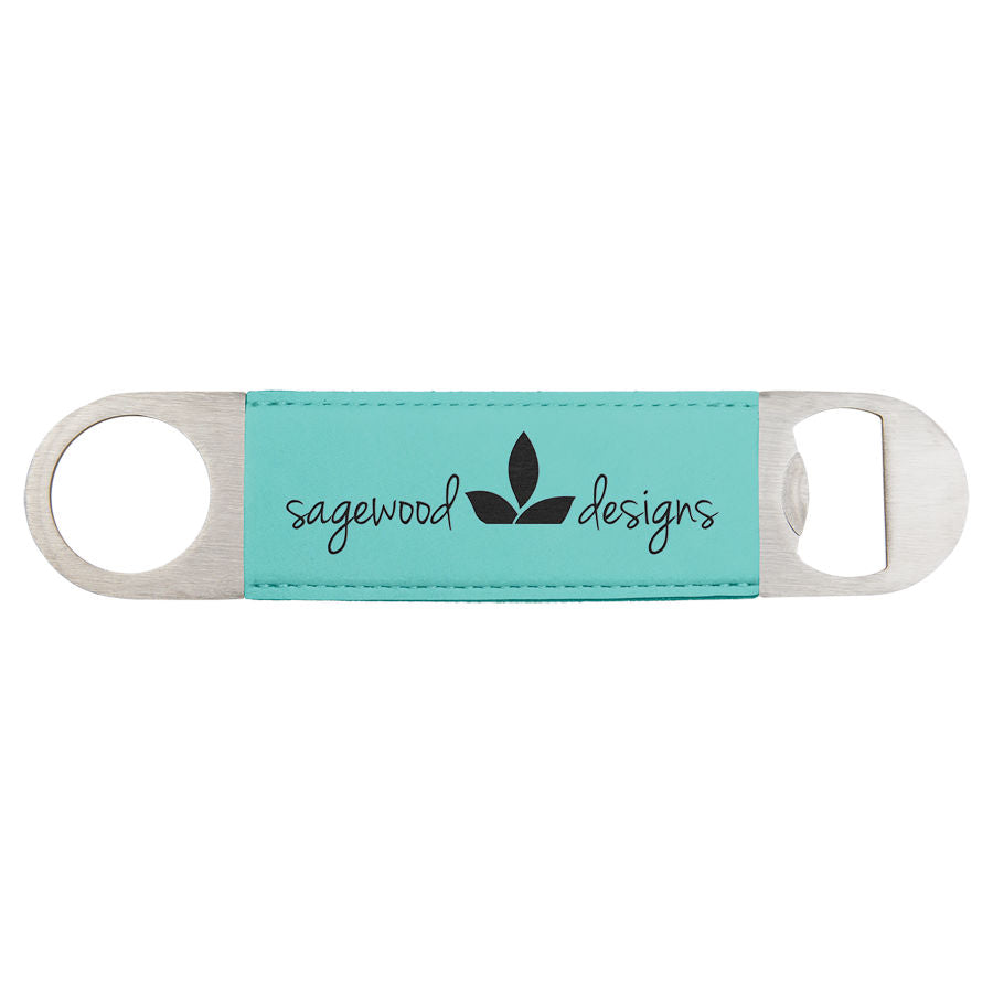 Personalized Leatherette Bottle Opener