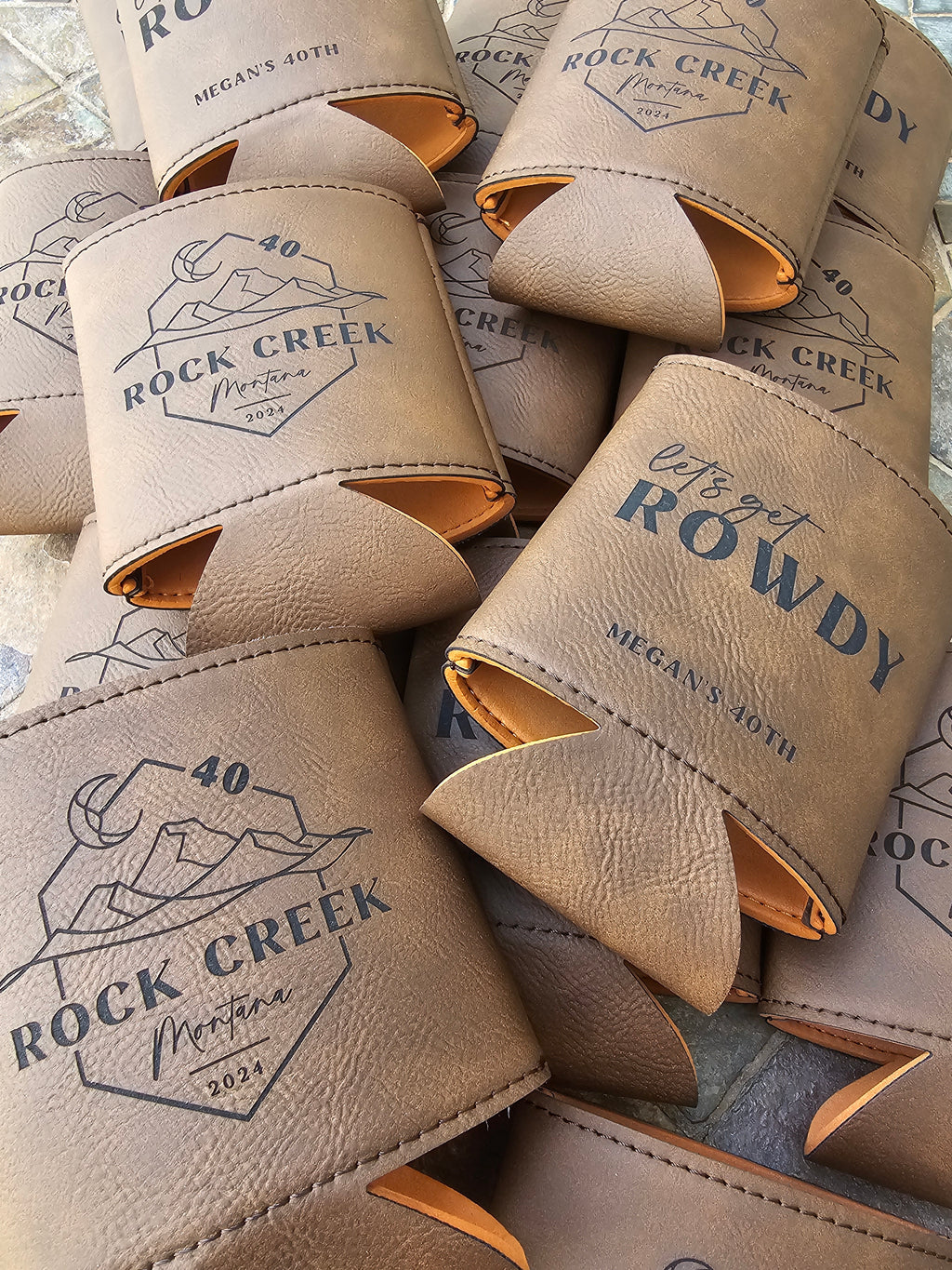 New! - Custom Wholesale Laser Engraved Can Koozies