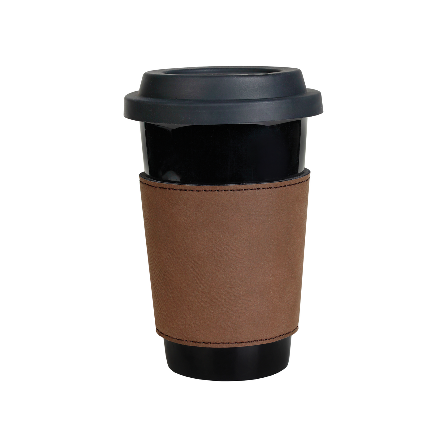 A Day Without Coffee Leatherette Coffee Cup Sleeve