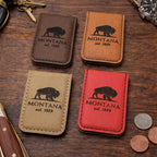 Leatherette Money Clip