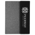 7" x 9" Leatherette / Gray or Black Canvas Portfolio