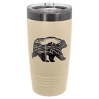 New! - Custom Laser Engraved Polar Camel 20 oz. ION-Plated Tumbler
