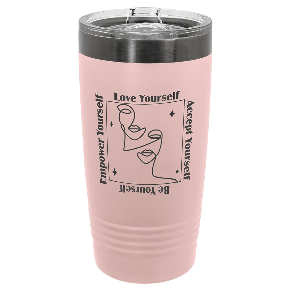 New! - Custom Laser Engraved Polar Camel 20 oz. ION-Plated Tumbler