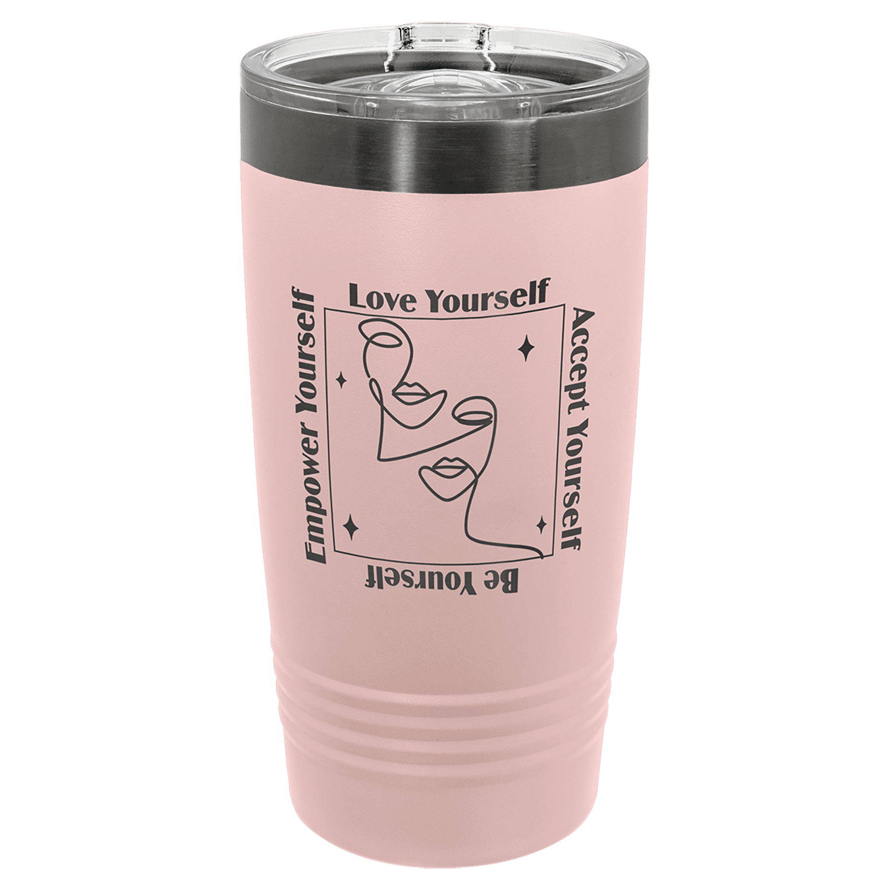 New! - Custom Laser Engraved Polar Camel 20 oz. ION-Plated Tumbler