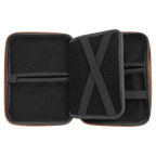 8 1/2" x 6" x 1 3/4" Leatherette Cord Organizer Case