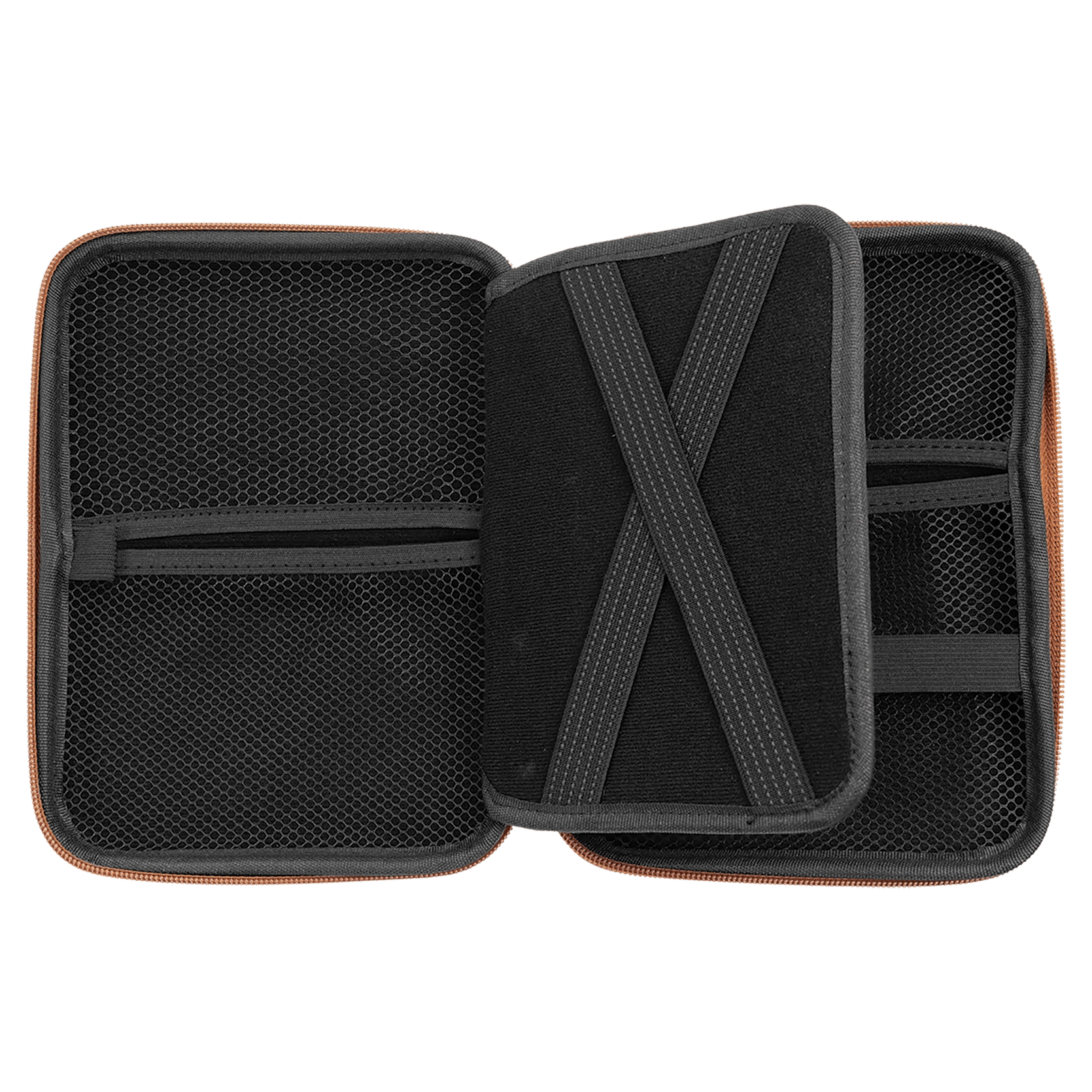 8 1/2" x 6" x 1 3/4" Leatherette Cord Organizer Case