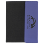 7" x 9" Leatherette / Gray or Black Canvas Portfolio