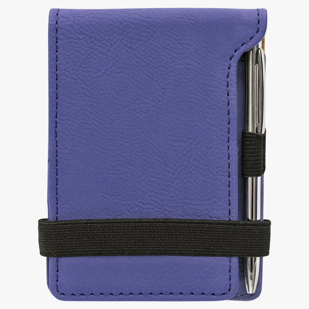 Leatherette Mini Notepad with Pen