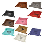 6" x 6" Leatherette Snap Tray