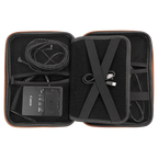 8 1/2" x 6" x 1 3/4" Leatherette Cord Organizer Case