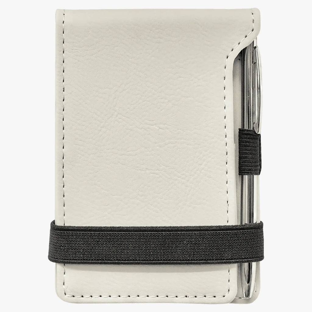Leatherette Mini Notepad with Pen