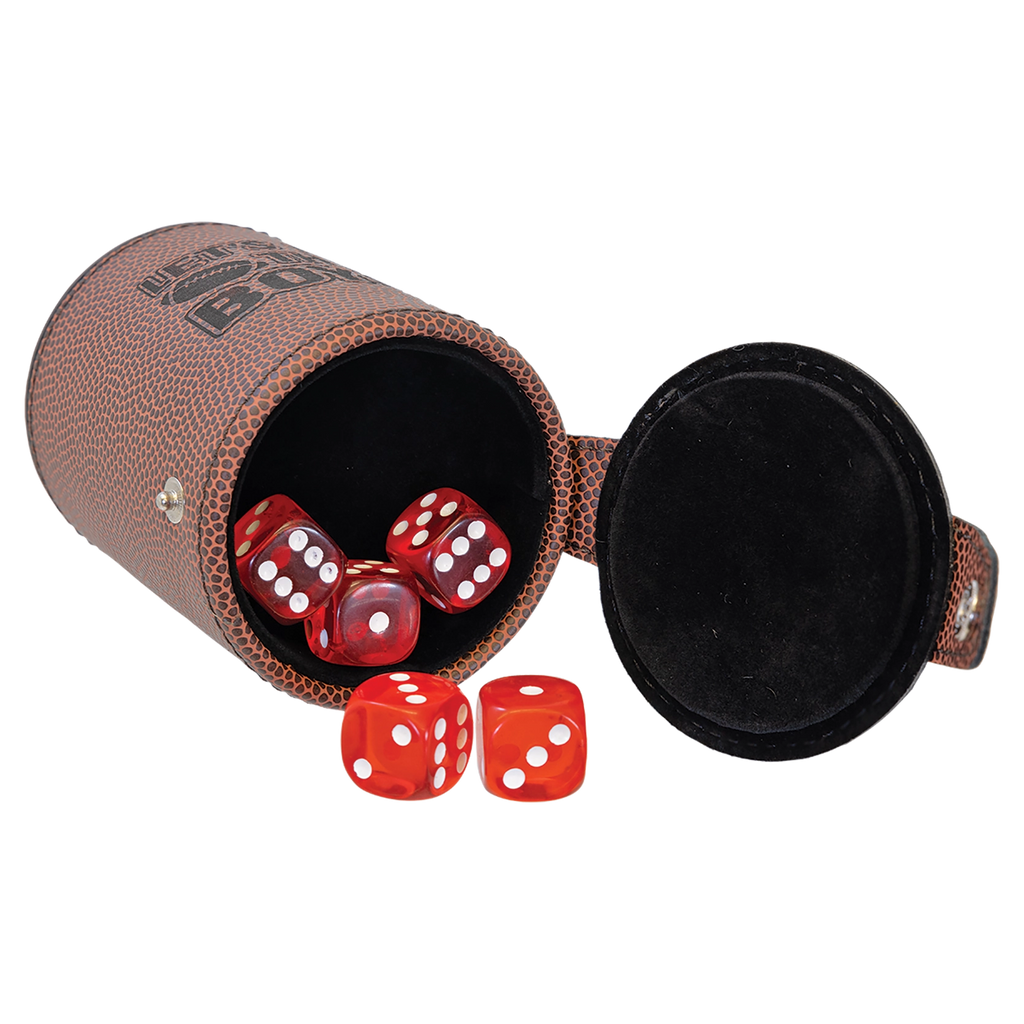Leatherette Dice Cup Set