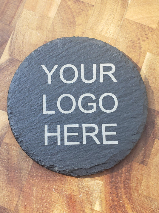 Your Logo Slate Coaster