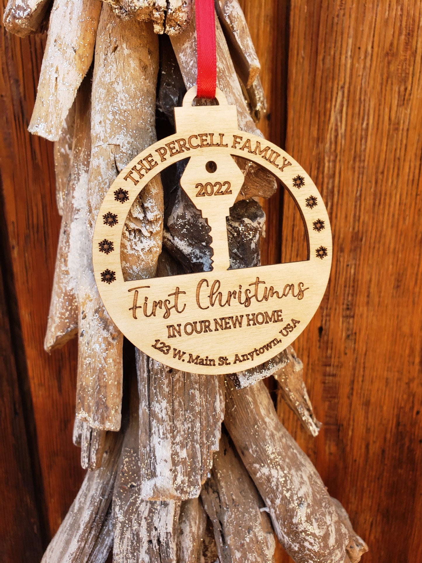 6 Pack of Personalized First Christmas Ornaments