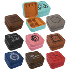 NEW! -  Faux Leather Travel Jewelry Box