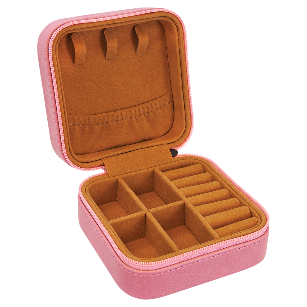 NEW! -  Faux Leather Travel Jewelry Box
