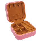 NEW! -  Faux Leather Travel Jewelry Box