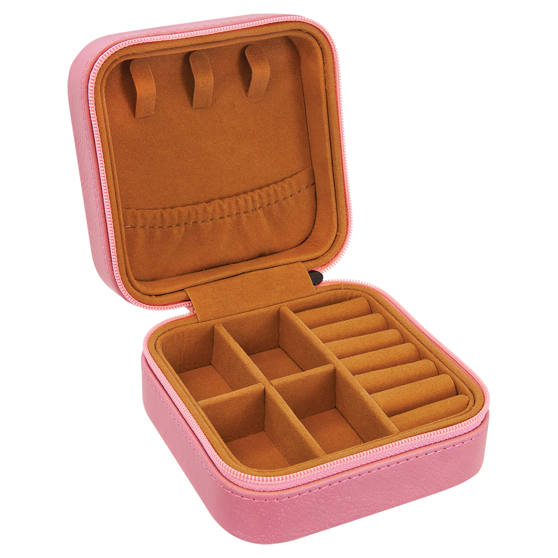 NEW! -  Faux Leather Travel Jewelry Box