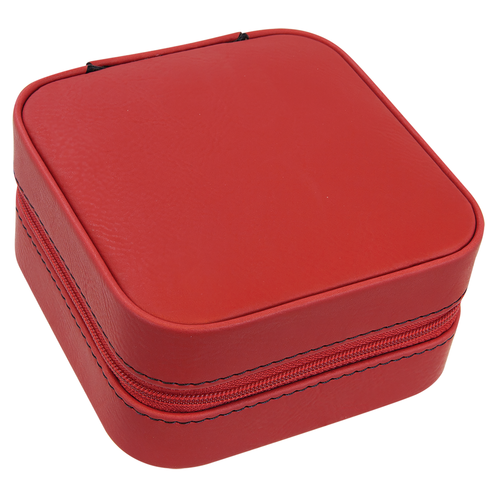 NEW! -  Faux Leather Travel Jewelry Box