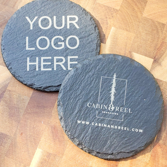 Your Logo Slate Coaster