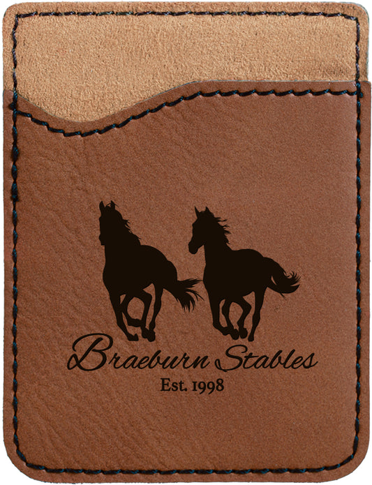 Leatherette Phone Wallet