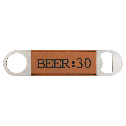 Personalized Leatherette Bottle Opener