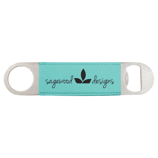 Personalized Leatherette Bottle Opener